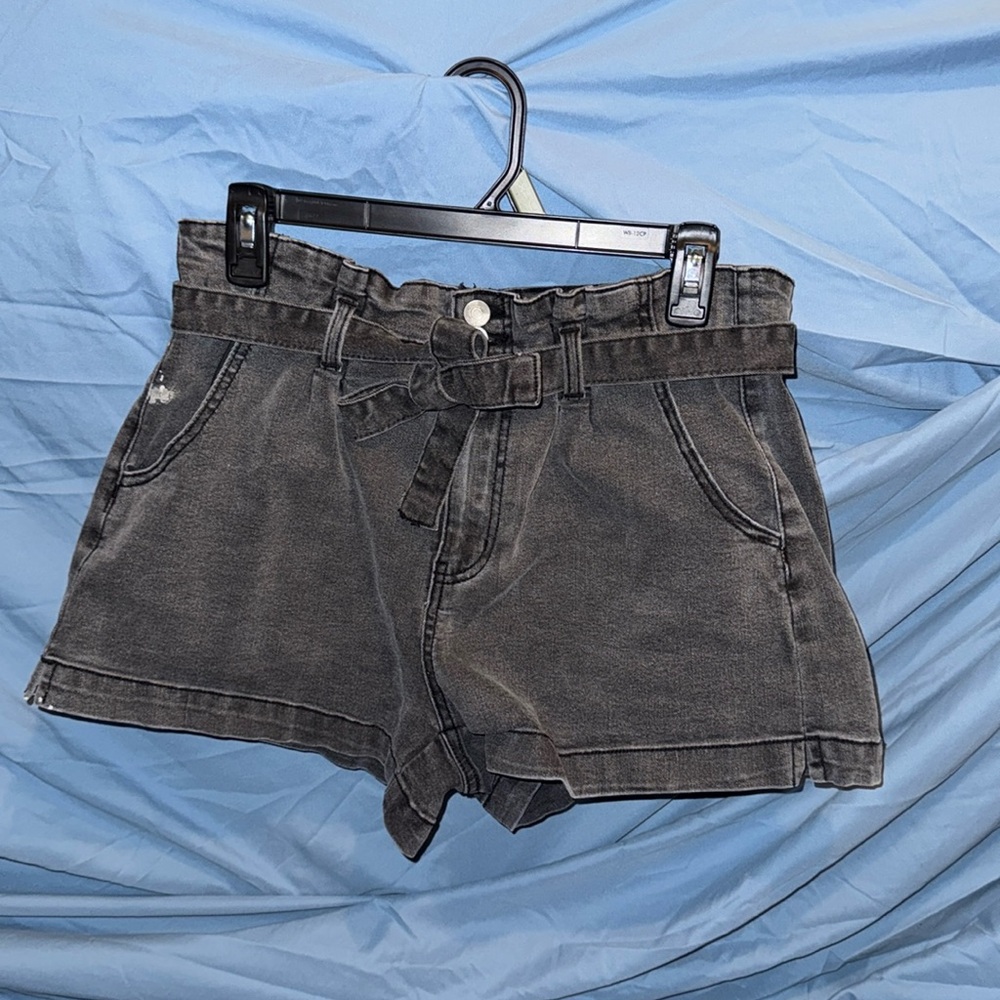 High Waisted Black Shorts